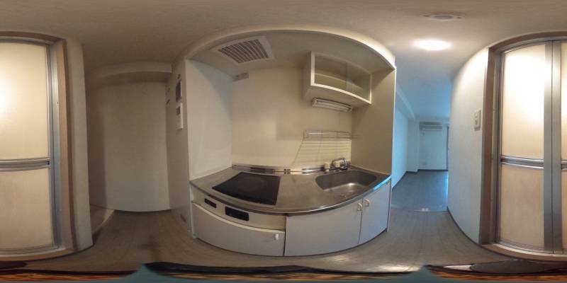 パノラマ画像キッチン