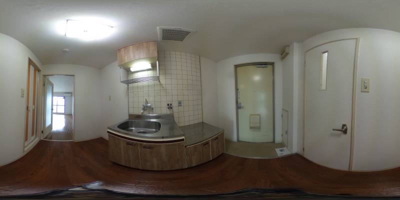 パノラマ画像キッチン