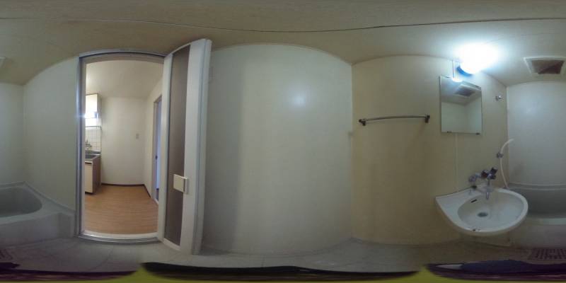 パノラマ画像バスルーム