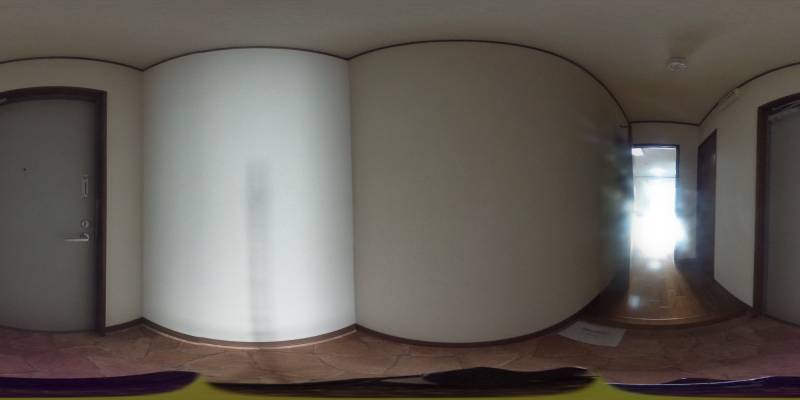 パノラマ画像玄関