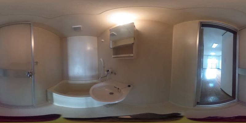 パノラマ画像バスルーム