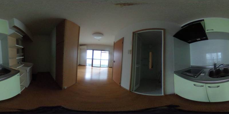 パノラマ画像キッチン