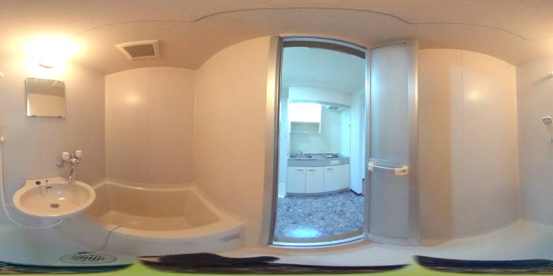 パノラマ画像バスルーム