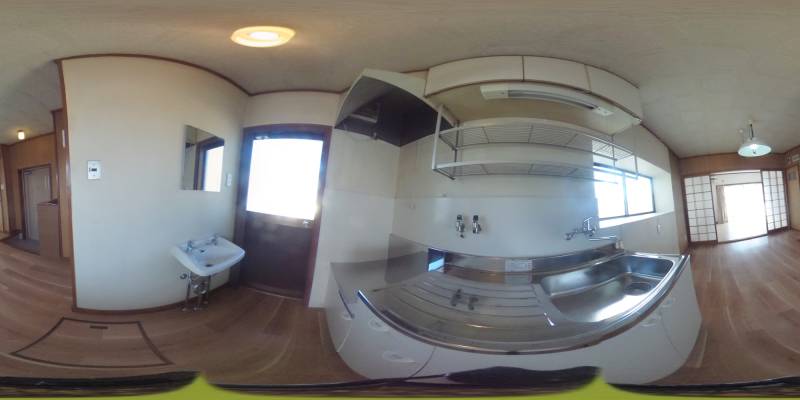 パノラマ画像キッチン