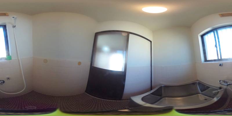 パノラマ画像バスルーム