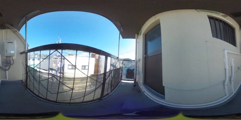 パノラマ画像バルコニー