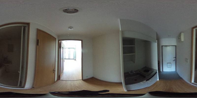 パノラマ画像キッチン