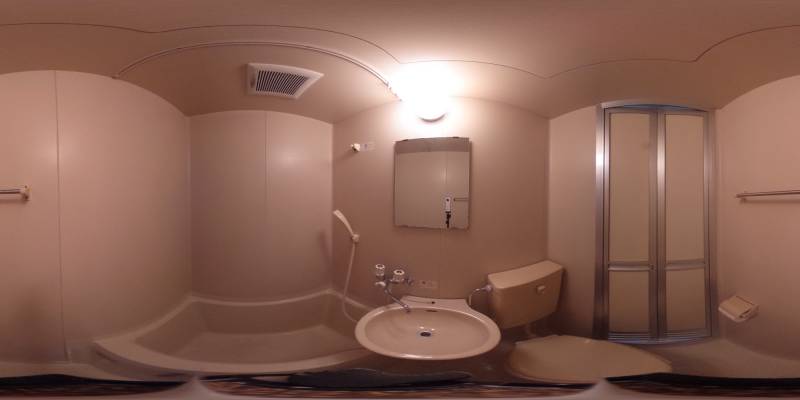 パノラマ画像バスルーム