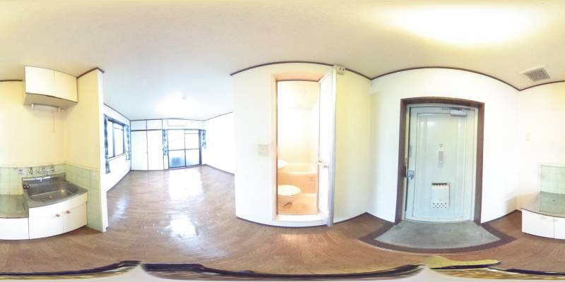 パノラマ画像キッチン