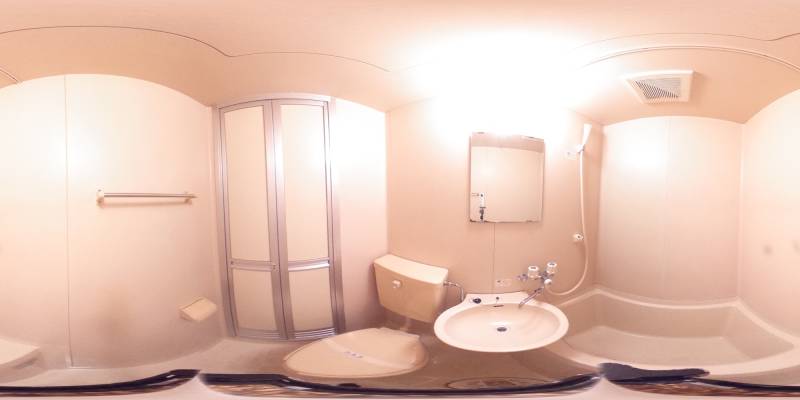 パノラマ画像バスルーム