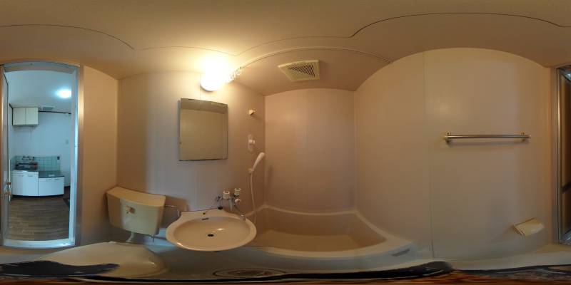 パノラマ画像バスルーム