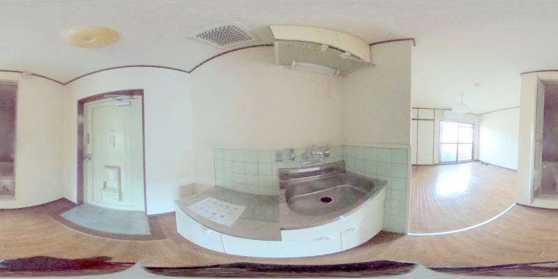 パノラマ画像キッチン