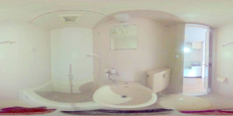 パノラマ画像バスルーム