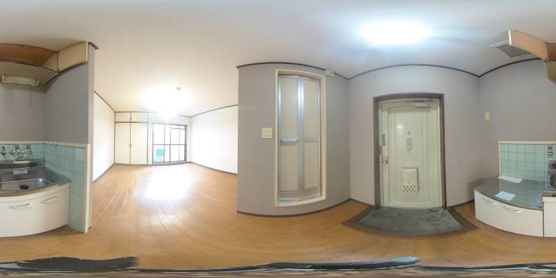 パノラマ画像キッチン