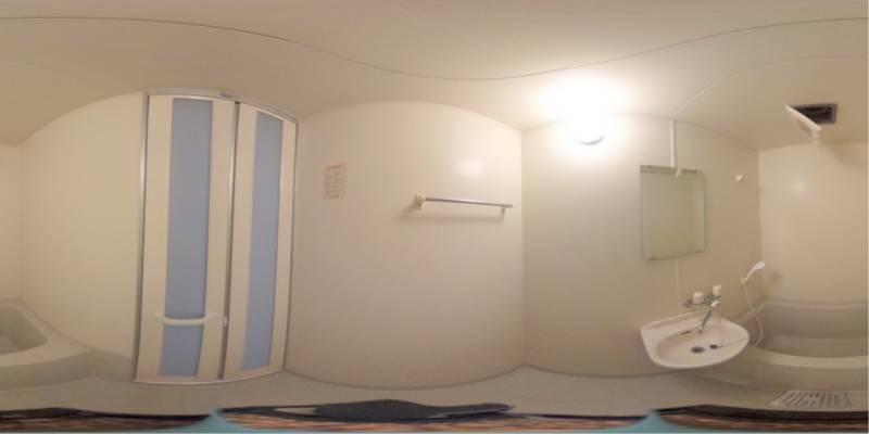 パノラマ画像バスルーム