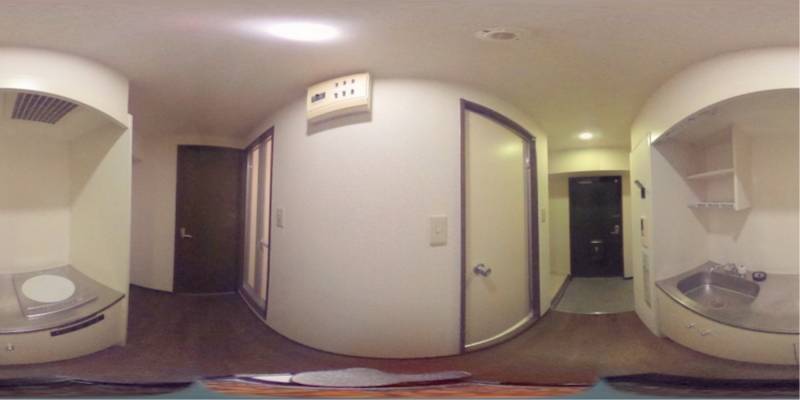 パノラマ画像キッチン