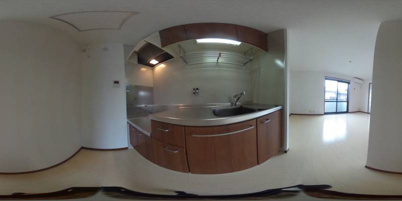 パノラマ画像キッチン