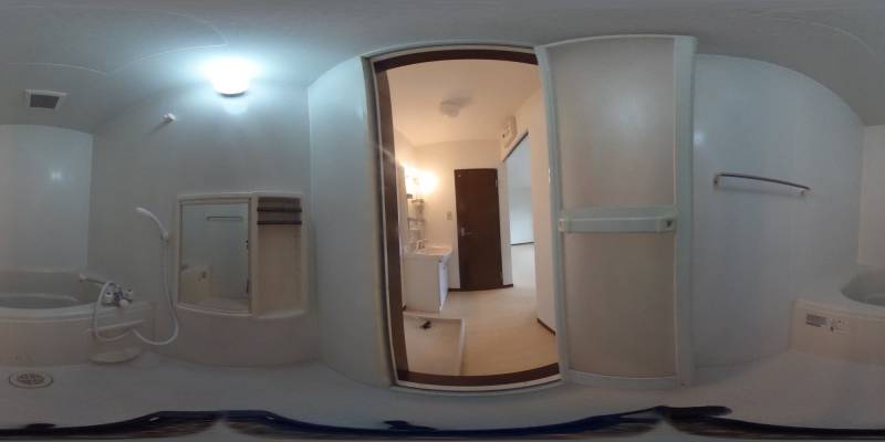 パノラマ画像バスルーム