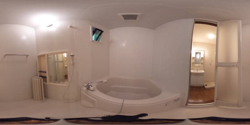 パノラマ画像バスルーム