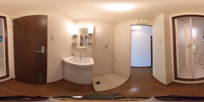 パノラマ画像バスルーム