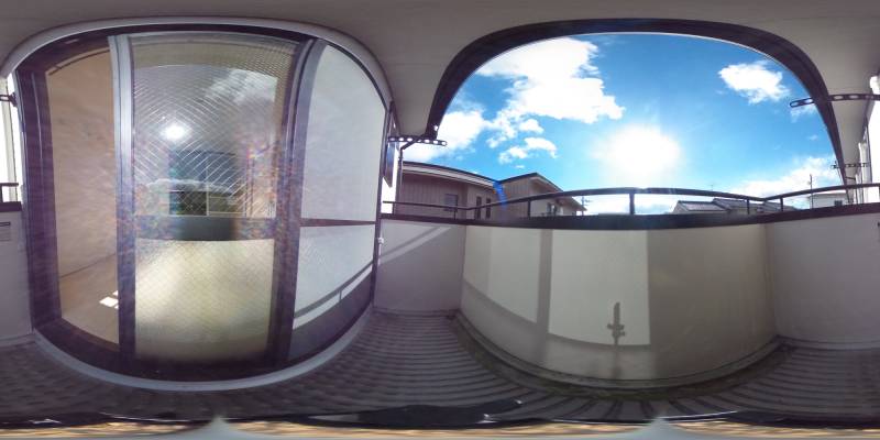 パノラマ画像バスルーム