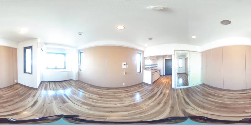 パノラマ画像洋室