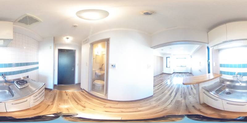 パノラマ画像キッチン