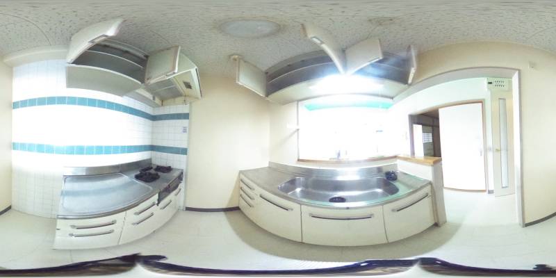 パノラマ画像キッチン