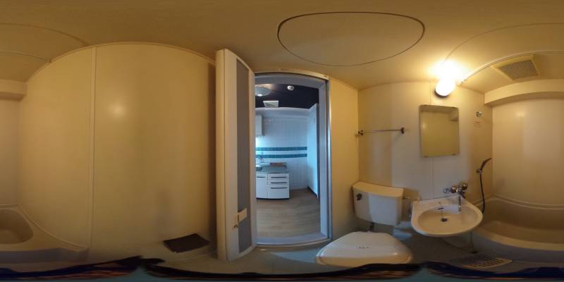 パノラマ画像バスルーム