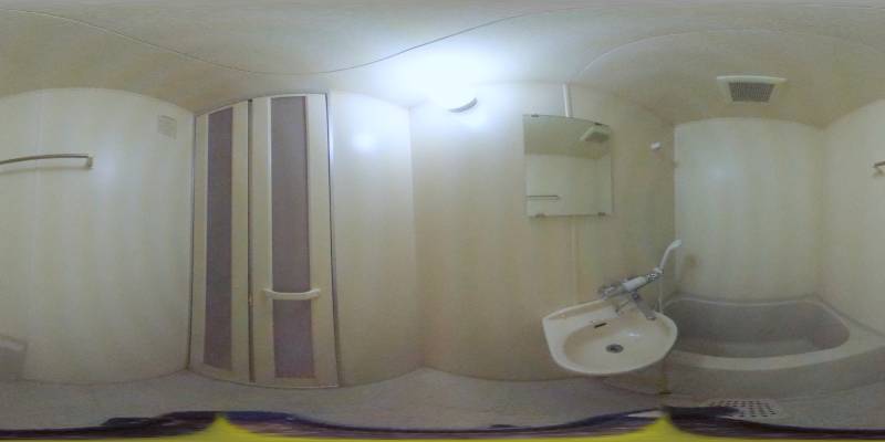 パノラマ画像バスルーム