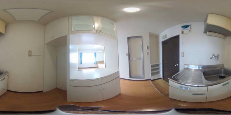 パノラマ画像キッチン