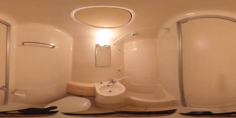 パノラマ画像バスルーム