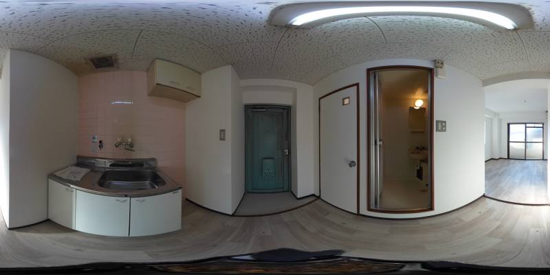 パノラマ画像キッチン