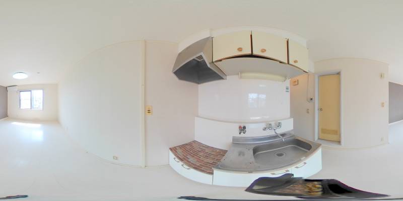 パノラマ画像キッチン