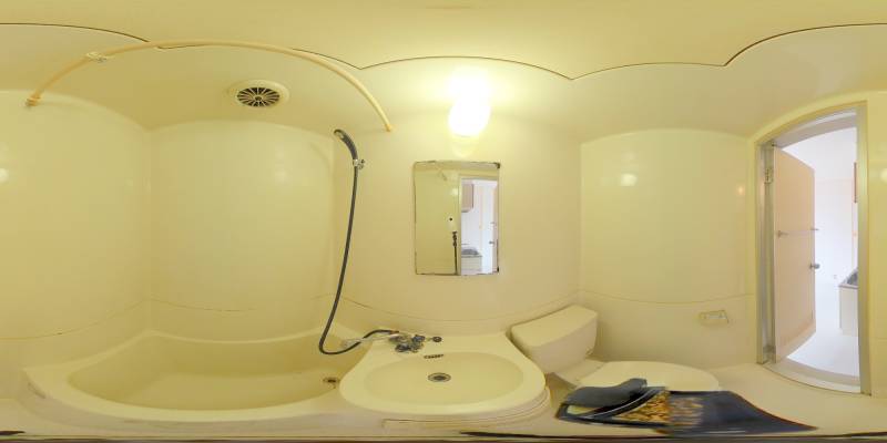 パノラマ画像バスルーム