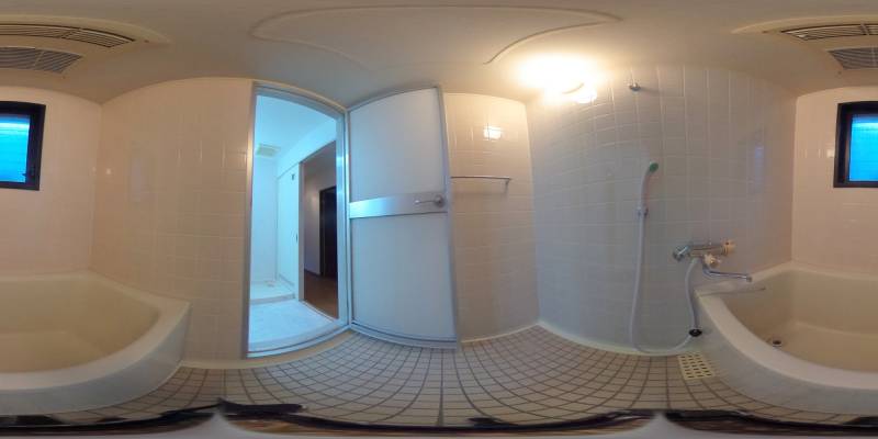 パノラマ画像バスルーム