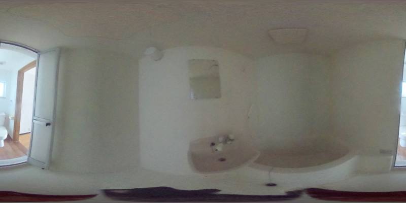 パノラマ画像バスルーム