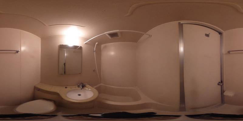 パノラマ画像バスルーム