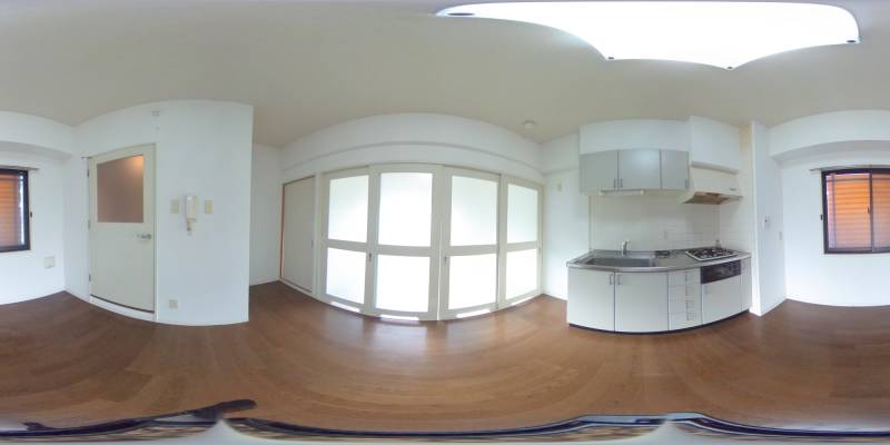 パノラマ画像キッチン