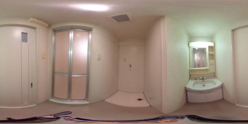 パノラマ画像洗面所