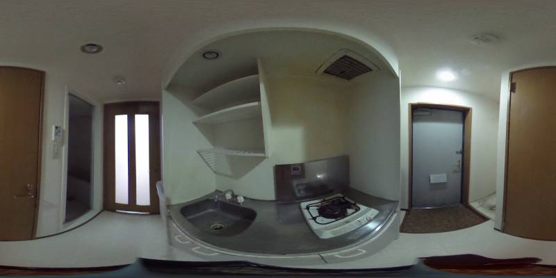 パノラマ画像キッチン