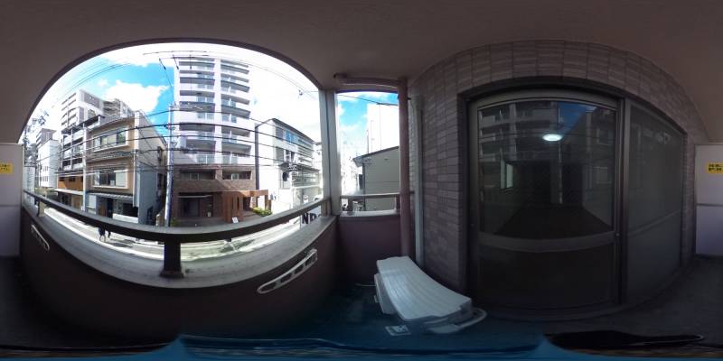 パノラマ画像バルコニー