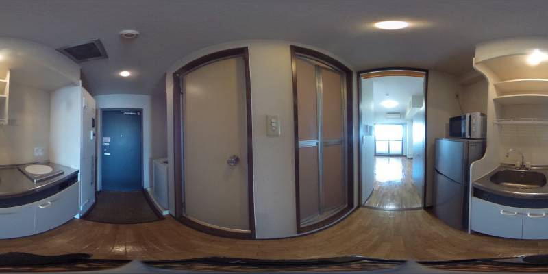 パノラマ画像キッチン