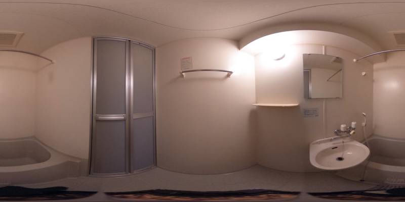 パノラマ画像バスルーム