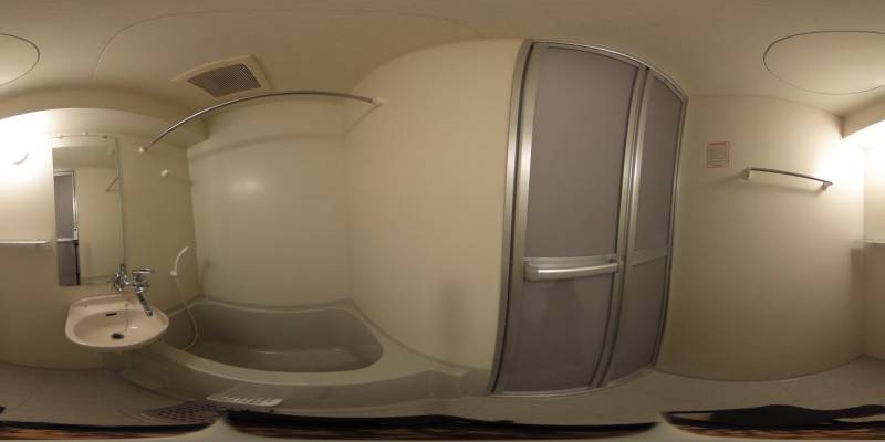 パノラマ画像バスルーム