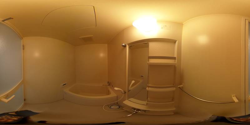 パノラマ画像バスルーム