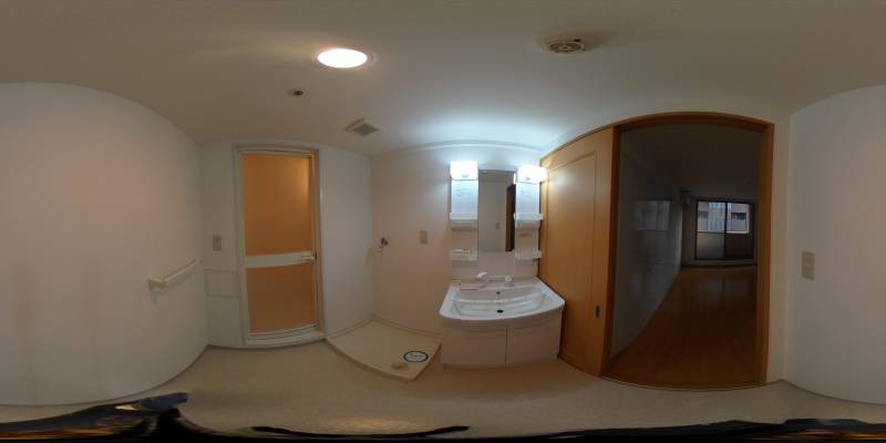 パノラマ画像洗面所