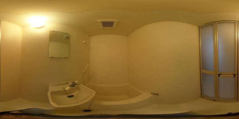 パノラマ画像バスルーム