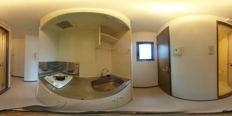 パノラマ画像キッチン