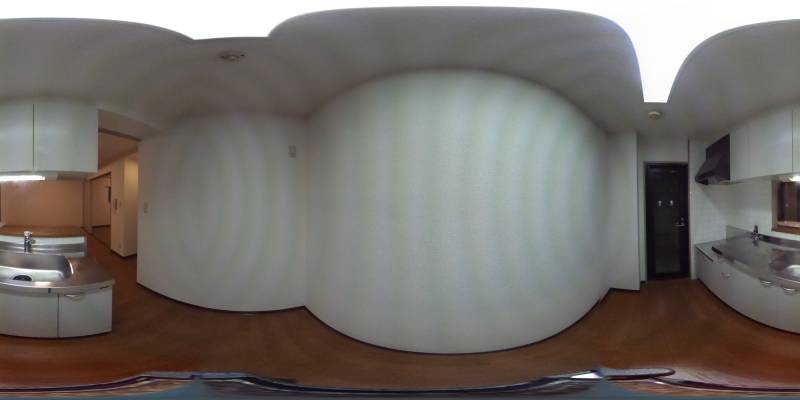 パノラマ画像キッチン